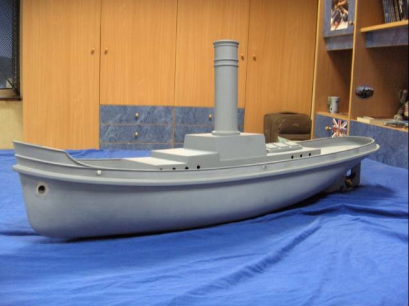 Hull and details for Steam tug Herculles by Kvalitet Sport